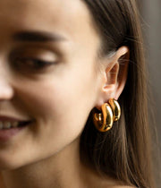 Boucles d'oreilles Chantal : Un brin d'originalité